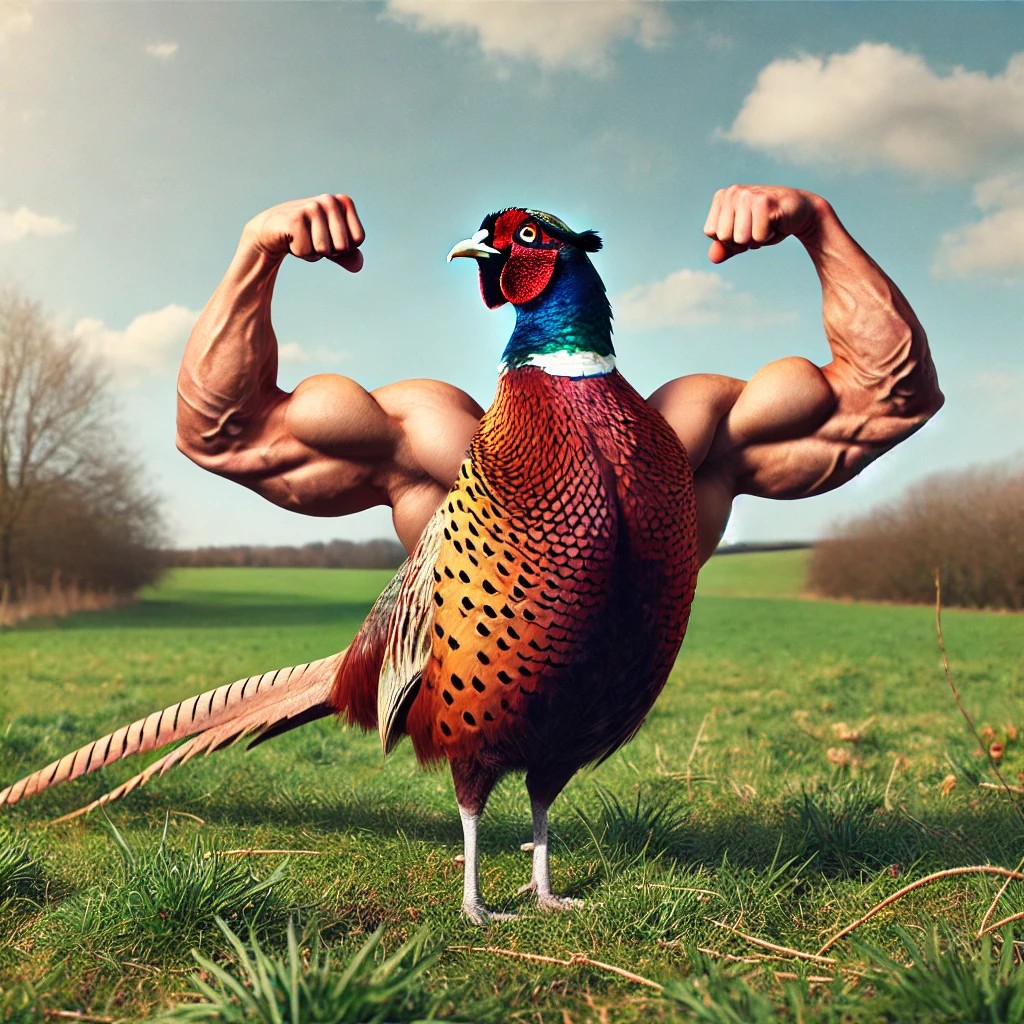 Close-up of a pheasant